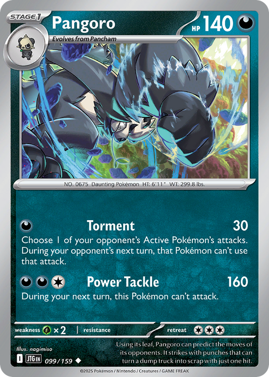 Pangoro - 099/159 - - JOURNEY TOGETHER - Pokemon - Uncommon | AA03-57