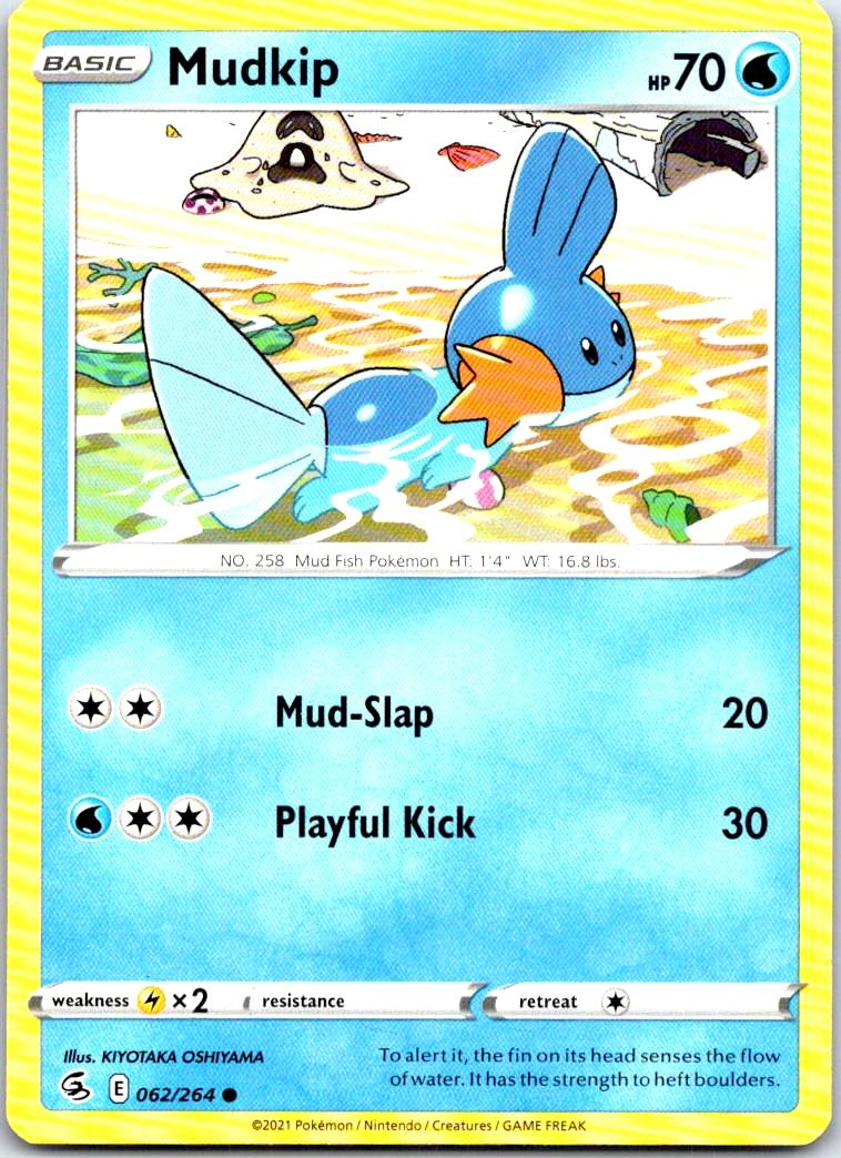 Mudkip - 062/264 - - FUSION STRIKE - Pokemon - Common | AB34-50