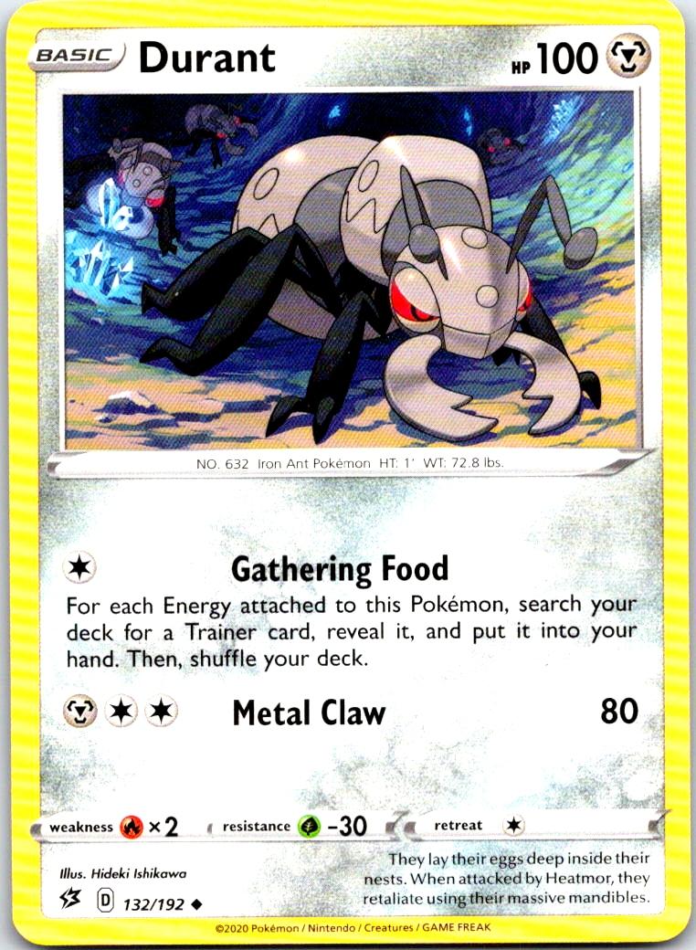 Durant - 132/192 - - REBEL CLASH - Pokemon - Uncommon | AB78-50