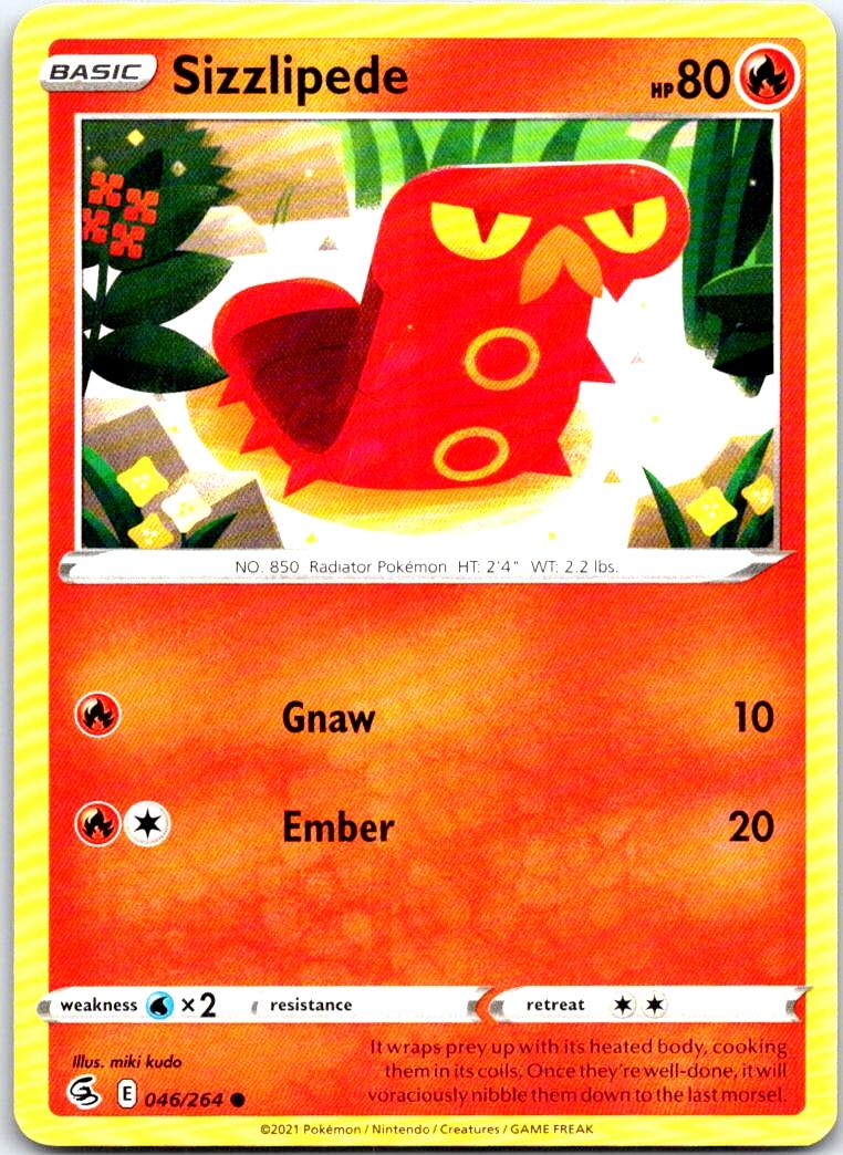 Sizzlipede - 046/264 - - FUSION STRIKE - Pokemon - Common | AB20-27