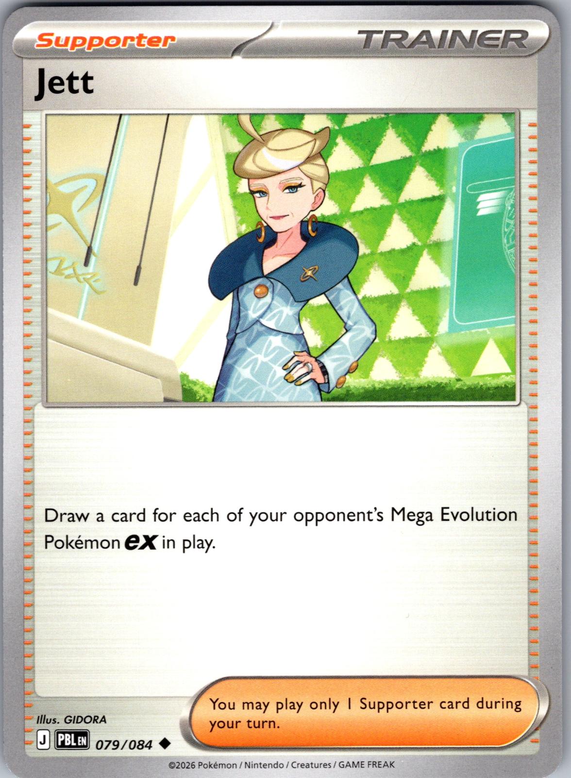 Jett - 079/084 - - PITCH BLACK - Pokemon - Uncommon | AA77-38