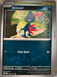 Sneasel - 061/131 - - PRISMATIC EVOLUTIONS - Pokemon - Common | AA03-21