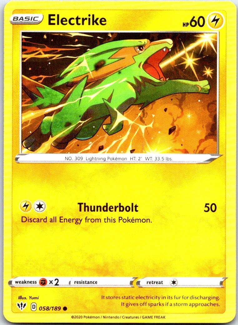 Electrike - 058/189 - - DARKNESS ABLAZE - Pokemon - Common | AB28-27
