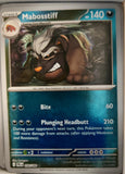 Mabosstiff - 058/084 - Reverse Holo - PITCH BLACK - Pokemon - Common | AA35-42