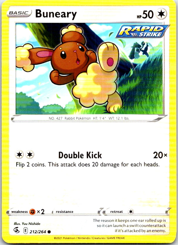 Buneary - 212/264 - - FUSION STRIKE - Pokemon - Common | AC05-40