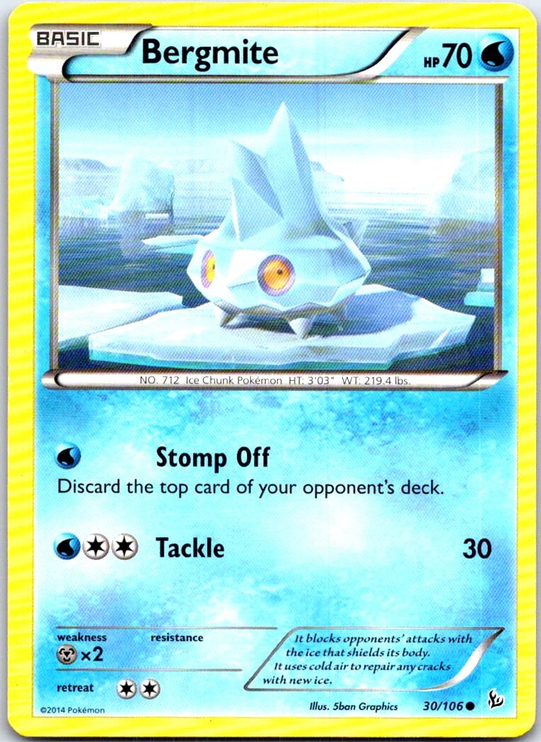Bergmite - 30/106 - - FLASHFIRE - Pokemon - Common | AB61-42