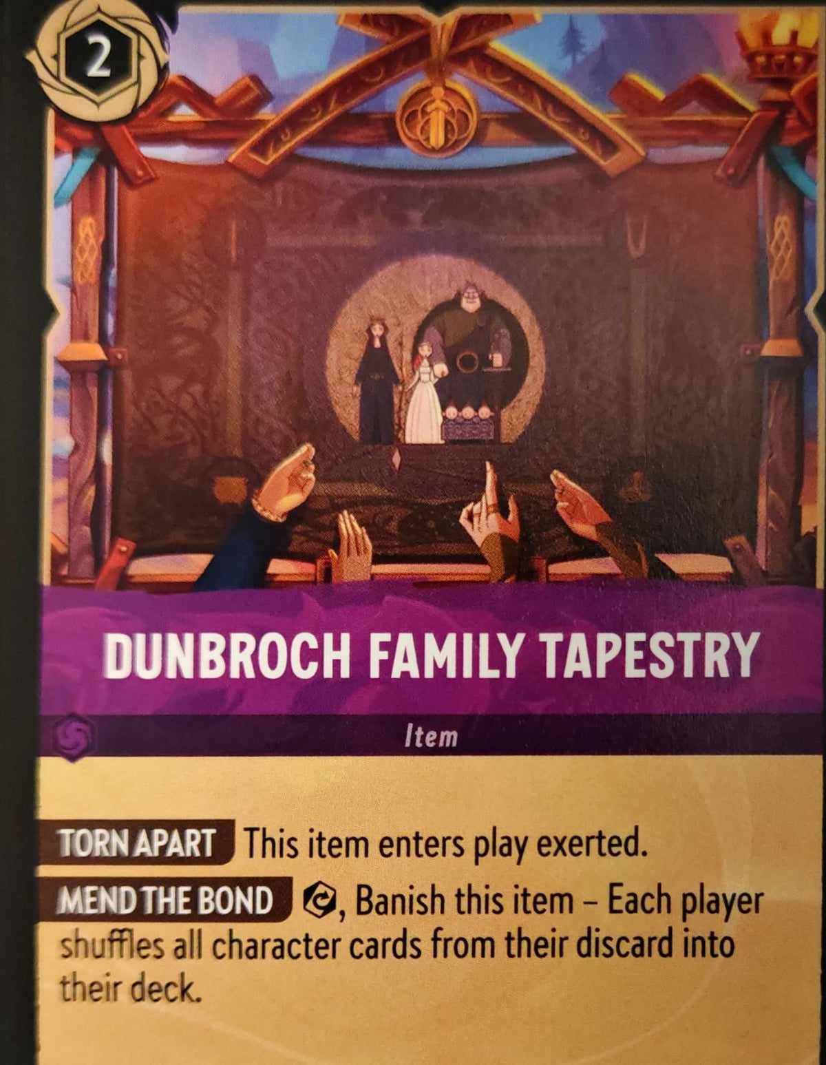 DunBroch Family Tapestry - 67/204 - - WILDS UNKNOWN - Lorcana - Rare | LAA01-100