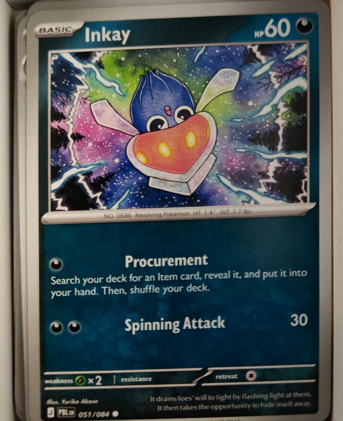 Inkay - 051/084 - - PITCH BLACK - Pokemon - Common | AA38-27