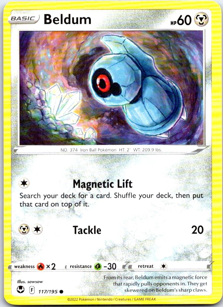 Beldum - 117/195 - - SILVER TEMPEST - Pokemon - Common | AB50-37