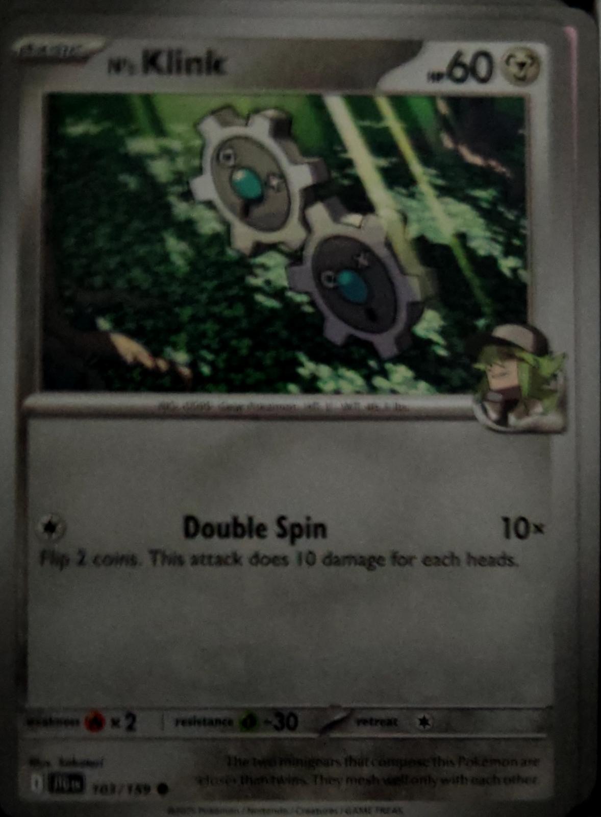 N's Klink - 103/159 - - JOURNEY TOGETHER - Pokemon - Common | AA50-28