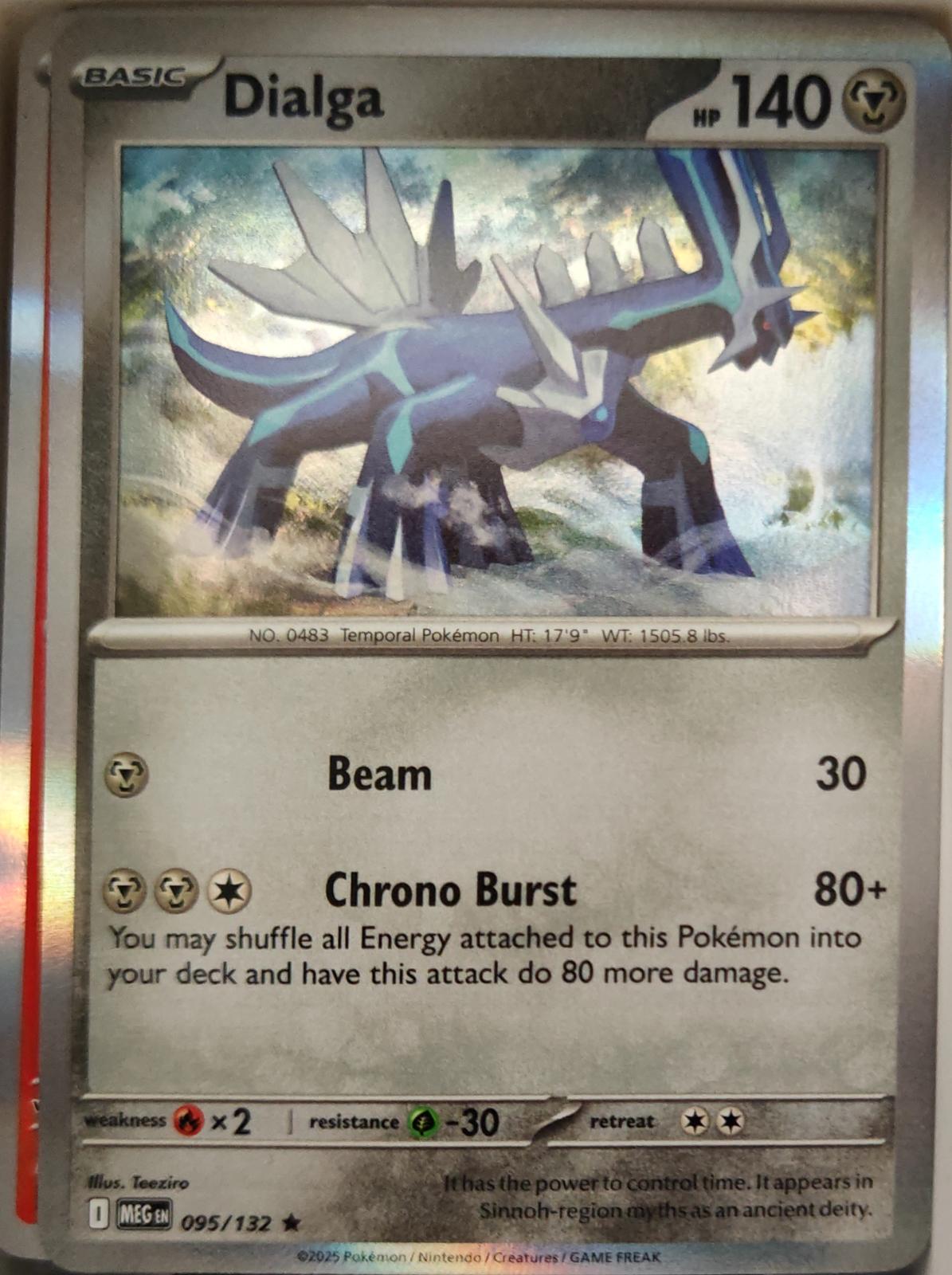 Dialga - 095/132 - Holo - MEGA EVOLUTION - Pokemon - Rare | AA13-39