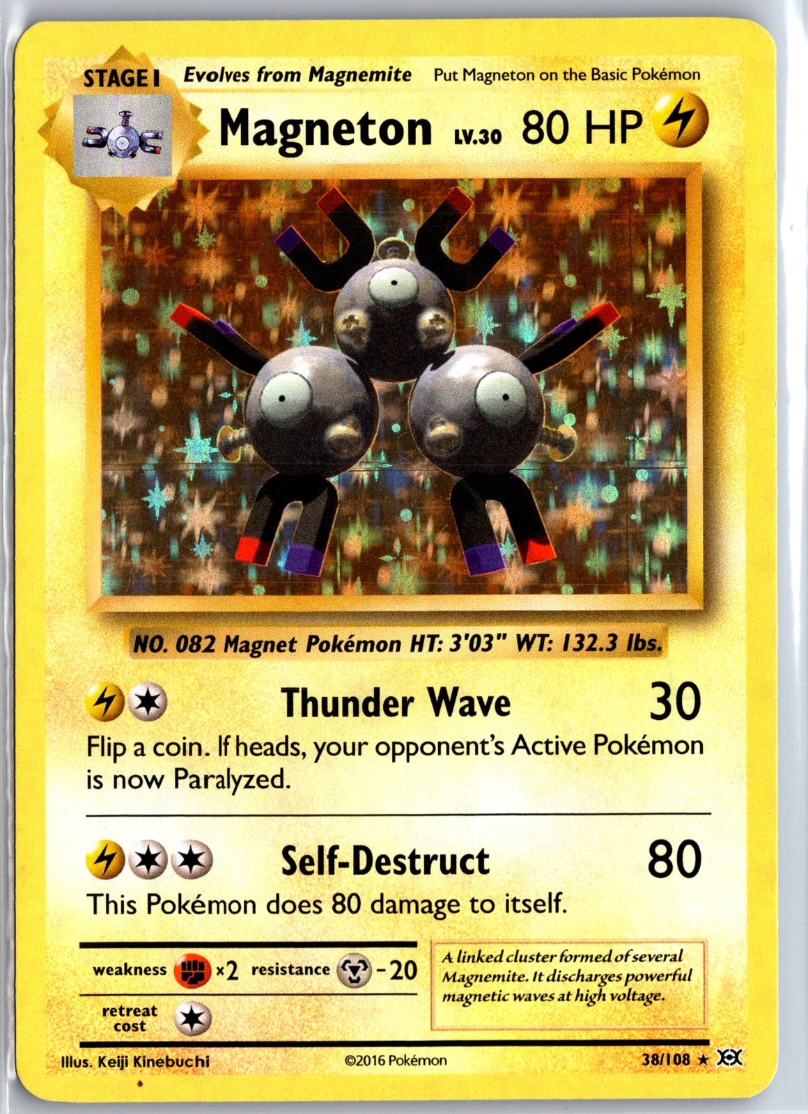 Magneton - 38/108 - Holo - EVOLUTIONS - Pokemon - Rare | AB05-68