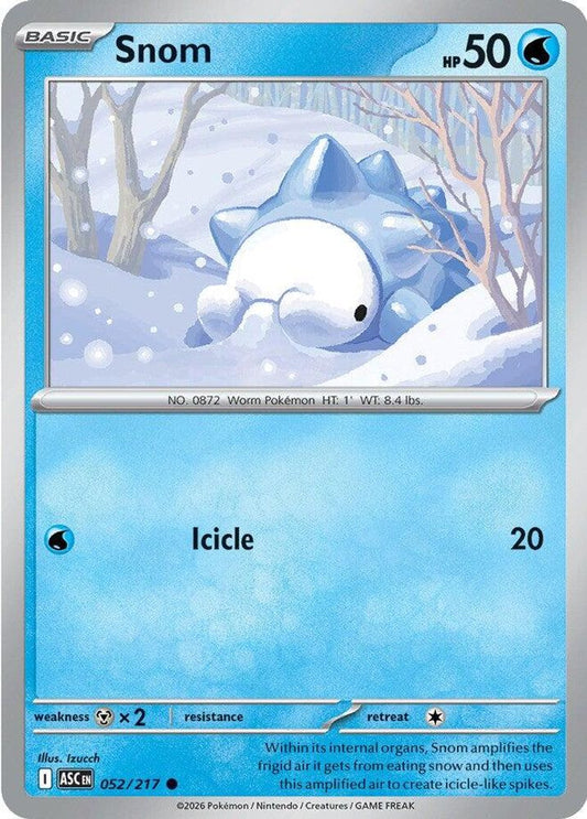 Snom - 052/217 - - ASCENDED HEROES - Pokemon - Common | AA45-58