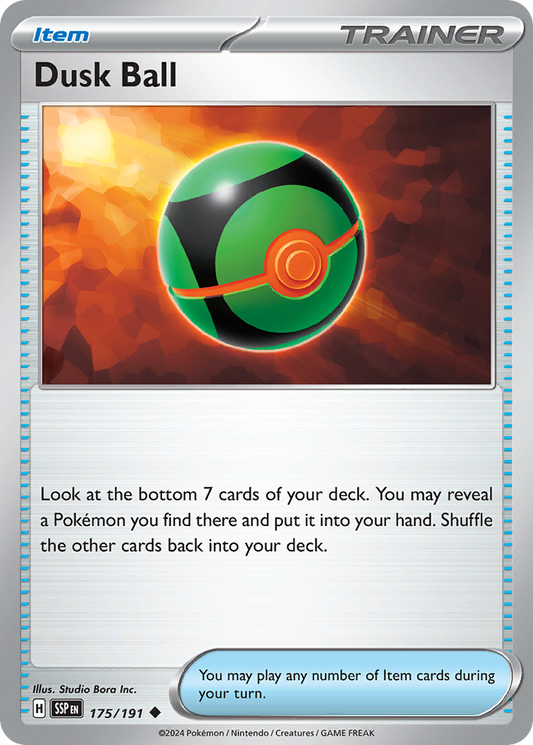 Dusk Ball - 175/191 - - SURGING SPARKS - Pokemon - Uncommon | AA20-93