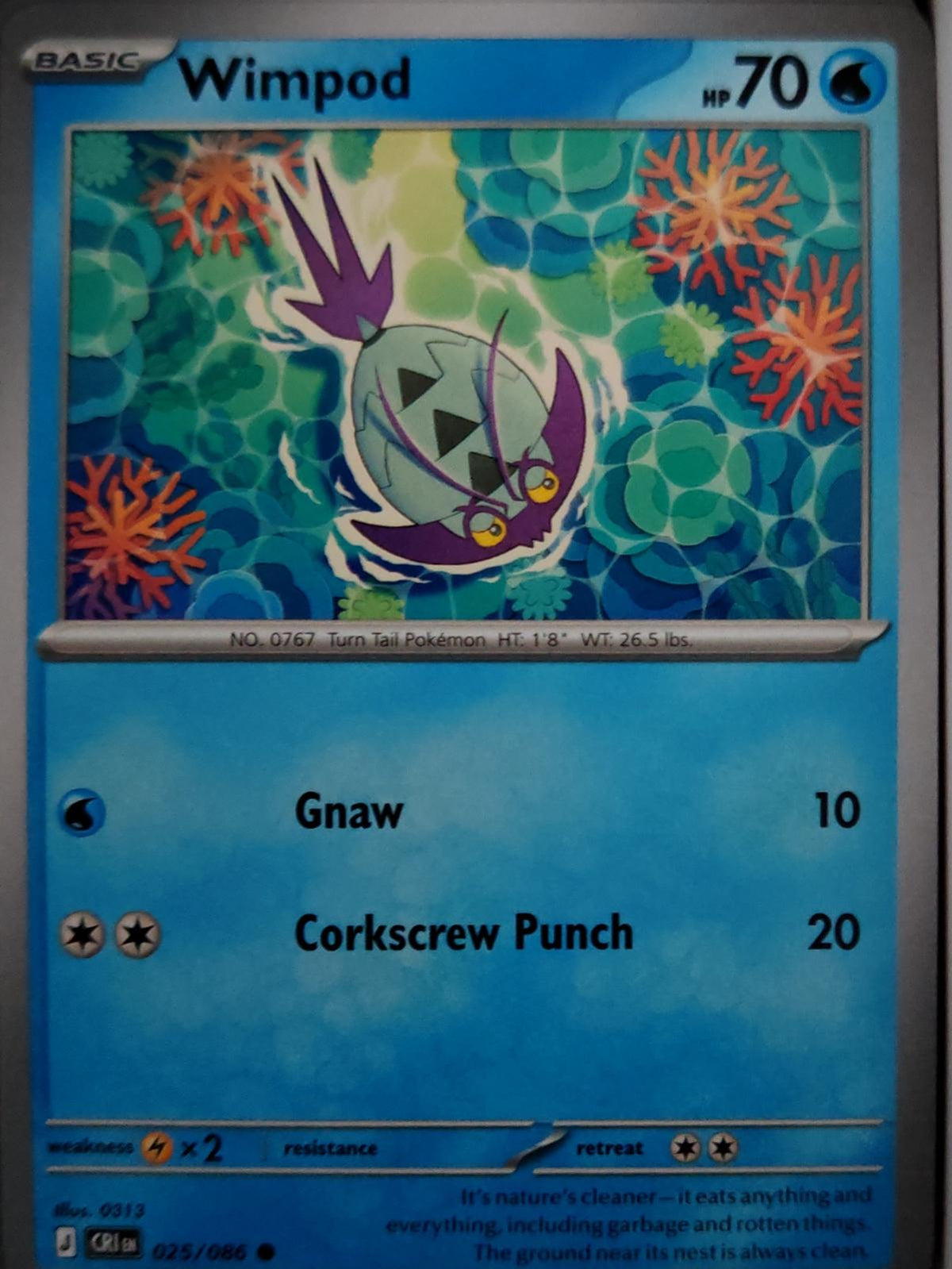 Wimpod - 025/086 - - CHAOS RISING - Pokemon - Common | AA43-104