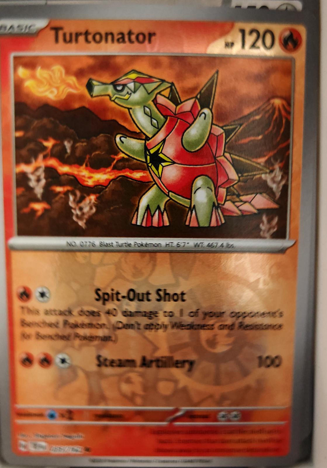 Turtonator - 035/162 - Reverse Holo - TEMPORAL FORCES - Pokemon - | AA26-77