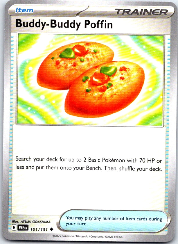Buddy-Buddy Poffin - 101/131 - - PRISMATIC EVOLUTIONS - Pokemon - | AC24-36