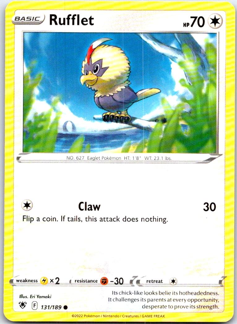 Rufflet - 131/189 - - ASTRAL RADIANCE - Pokemon - Common | AB60-24