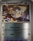 Togedemaru - 073/094 - Reverse Holo - PHANTASMAL FLAMES - Pokemon - | AA31-2