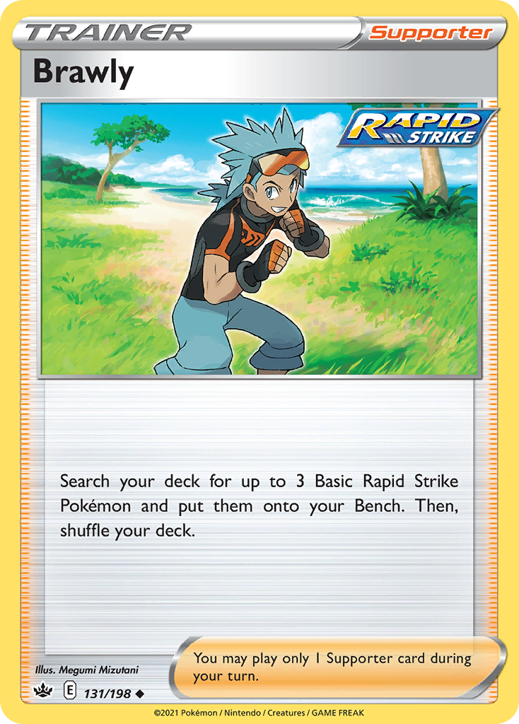 Brawly - 131/198 - - CHILLING REIGN - Pokemon - Uncommon | AA60-10
