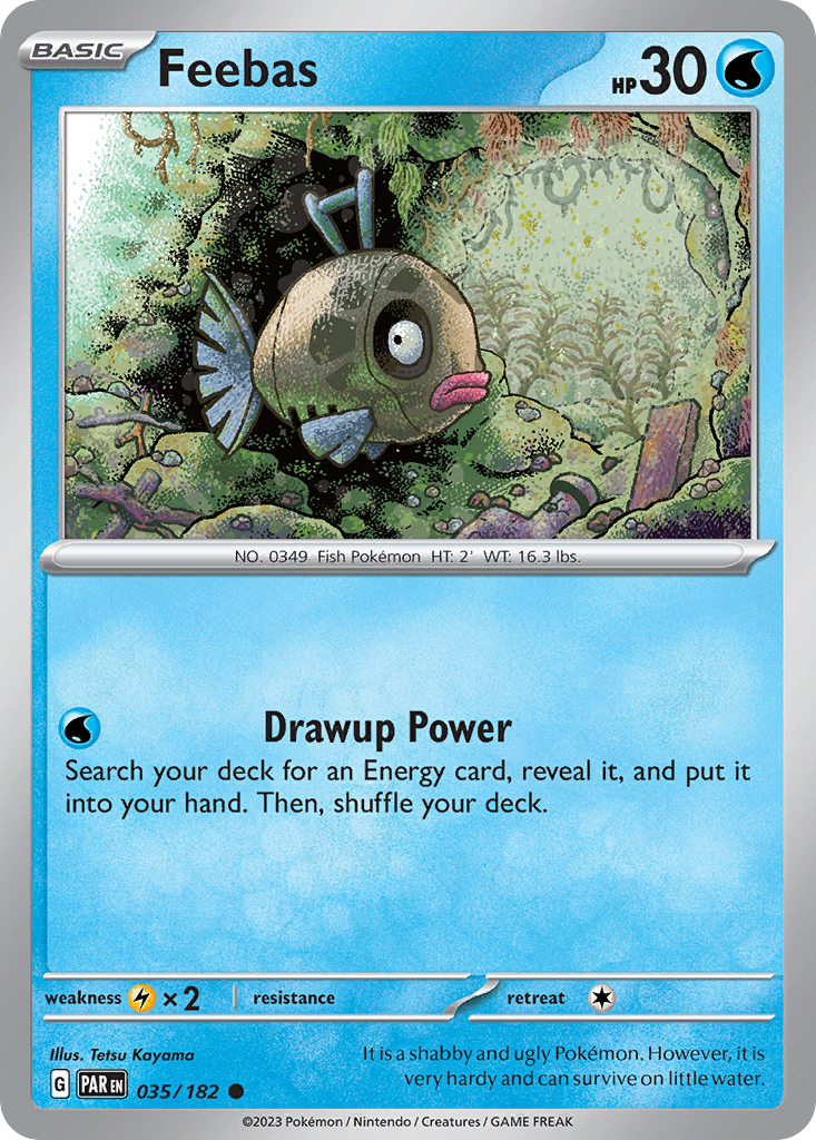 Feebas - 035/182 - - PARADOX RIFT - Pokemon - Common | AA41-36