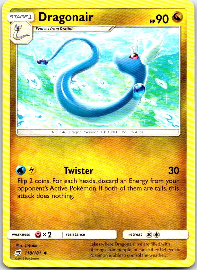 Dragonair - 118/181 - - TEAM UP - Pokemon - Uncommon | AB78-49