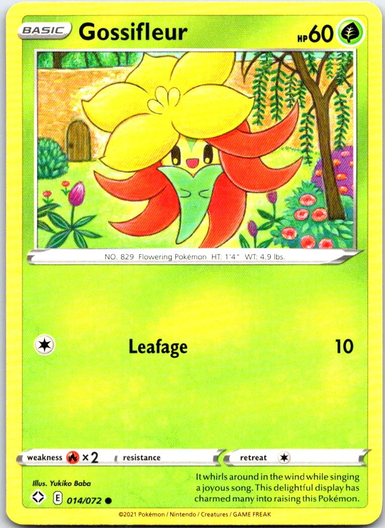 Gossifleur - 014/072 - - SHINING FATES - Pokemon - Common | AB43-4