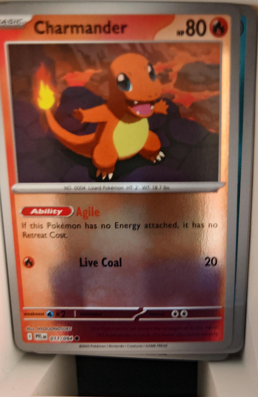 Charmander - 011/094 - Reverse Holo - PHANTASMAL FLAMES - Pokemon - | AA18-96