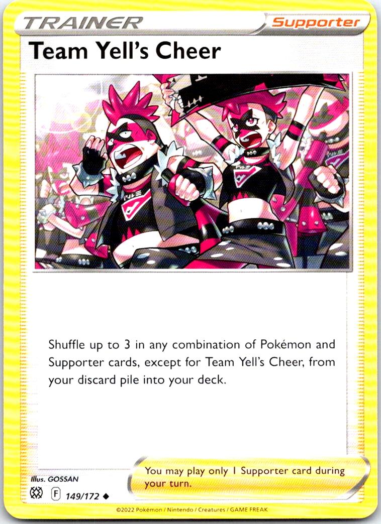 Team Yell's Cheer - 149/172 - - BRILLIANT STARS - Pokemon - Uncommon | AB15-19