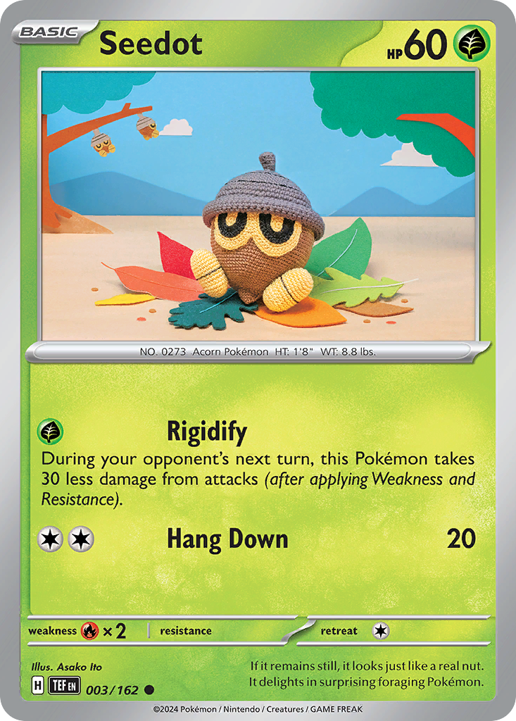 Seedot - 003/162 - - TEMPORAL FORCES - Pokemon - Common | AA39-53