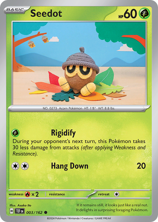Seedot - 003/162 - - TEMPORAL FORCES - Pokemon - Common | AA39-53