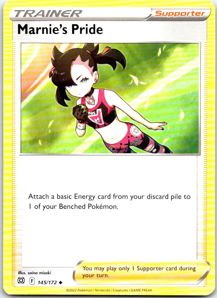Marnie's Pride - 145/172 - - BRILLIANT STARS - Pokemon - Uncommon | AB15-44