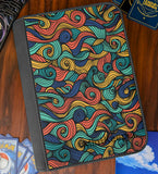 TCG Collectors - Colourful Waves 4 Pocket Premium Zip Trading Card Binder