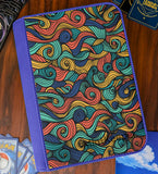 TCG Collectors - Colourful Waves 4 Pocket Premium Zip Trading Card Binder