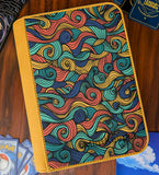TCG Collectors - Colourful Waves 4 Pocket Premium Zip Trading Card Binder