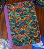 TCG Collectors - Colourful Waves 9 Pocket Premium Zip Trading Card Binder