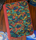TCG Collectors - Colourful Waves 4 Pocket Premium Zip Trading Card Binder