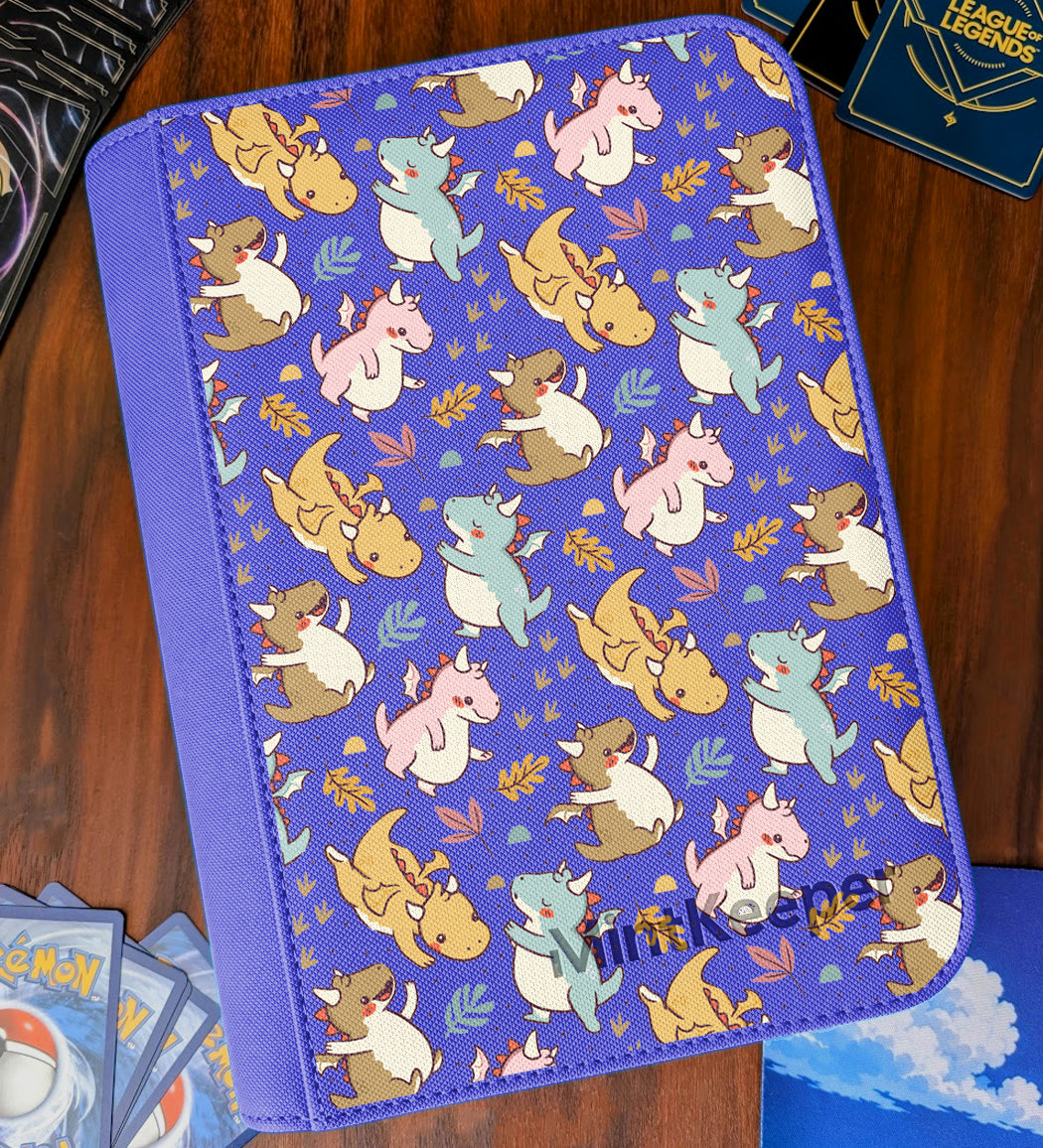 TCG Collectors - Cute Dragon 9 Pocket Premium Zip Trading Card Binder