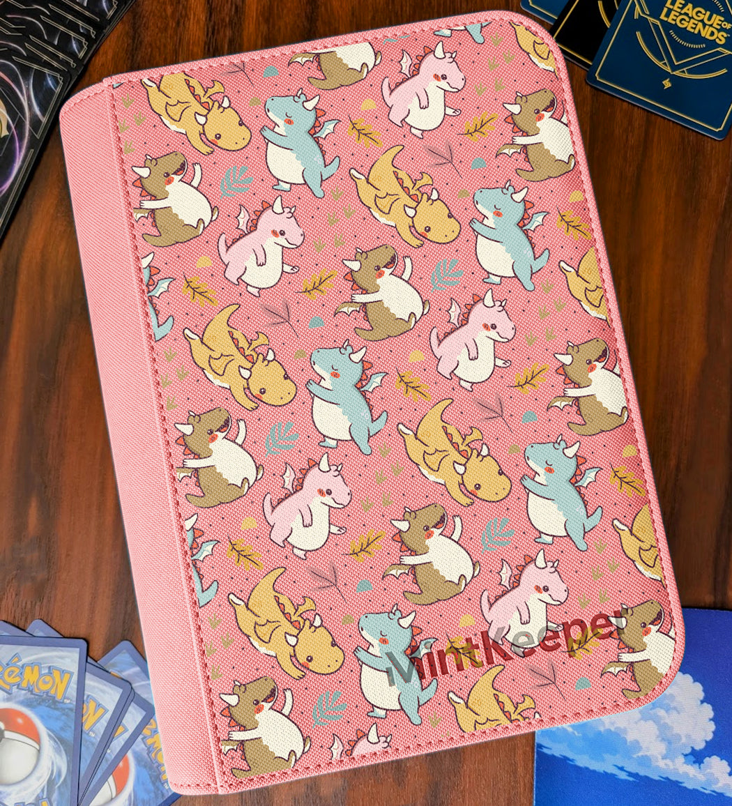 TCG Collectors - Dragon 4 Pocket Premium Zip Trading Card Binder
