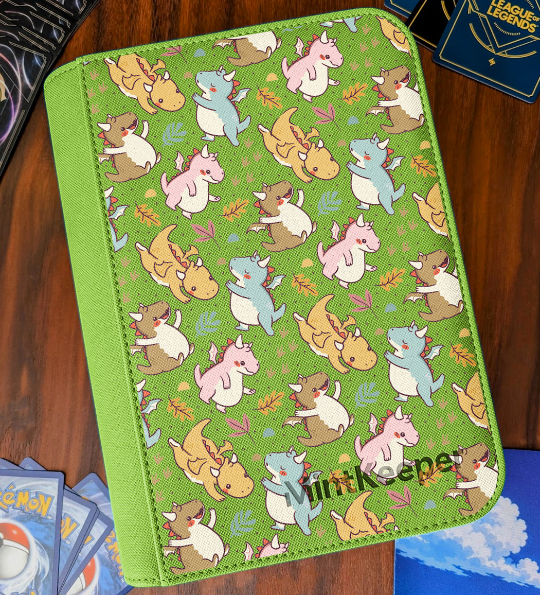 TCG Collectors - Dragon 4 Pocket Premium Zip Trading Card Binder