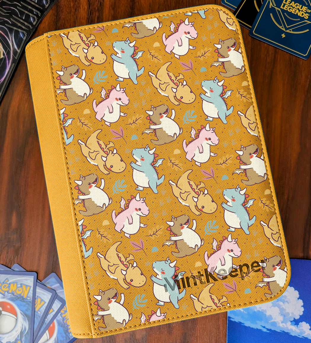 TCG Collectors - Dragon 4 Pocket Premium Zip Trading Card Binder