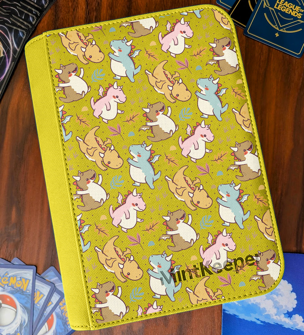 TCG Collectors - Dragon 4 Pocket Premium Zip Trading Card Binder