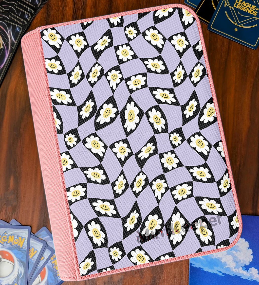 TCG Collectors - Flower Power 9 Pocket Premium Zip Trading Card Binder