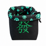 Embroidered Dice Bag- Green Dragon Character