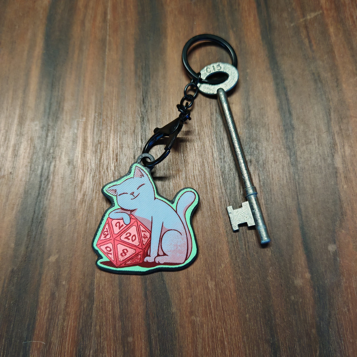 Gifts for Gamers- D&D Tabletop Gaming Key Ring