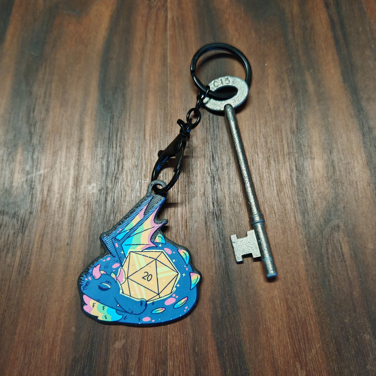 Gifts for Gamers- D&D Tabletop Gaming Key Ring