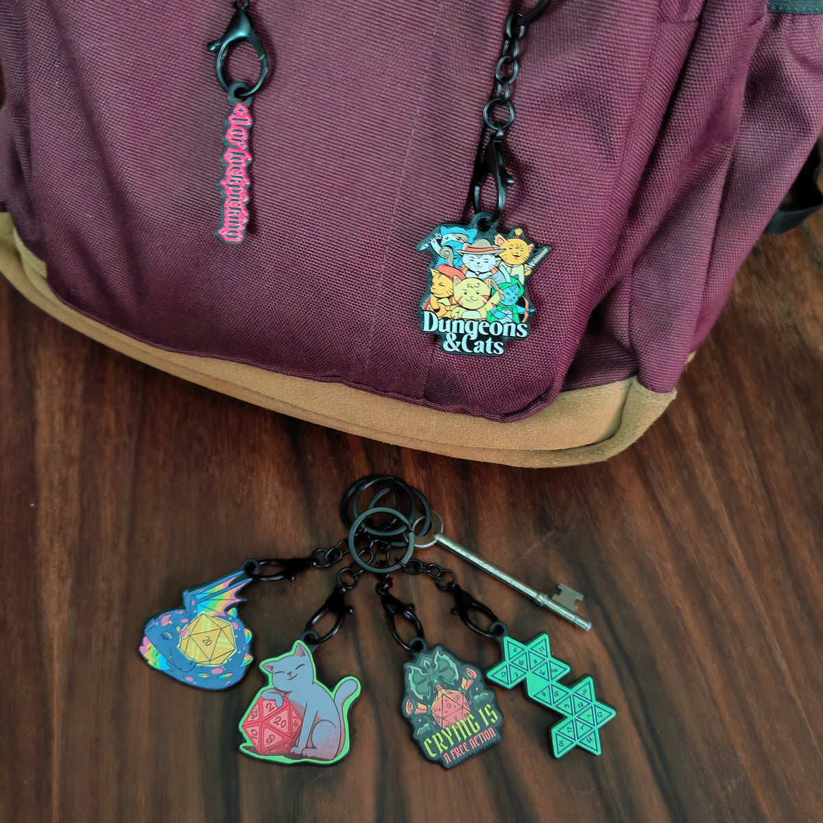 Gifts for Gamers- D&D Tabletop Gaming Key Ring