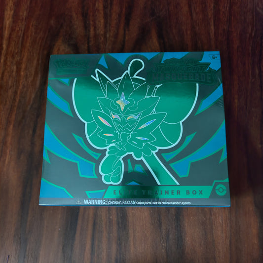 Pokémon TCG: Twilight Masquerade Elite Trainer Box ETB (1 Full-Art Promo Card, 9 Booster Packs & Premium Accessories) (Copy) (Copy)