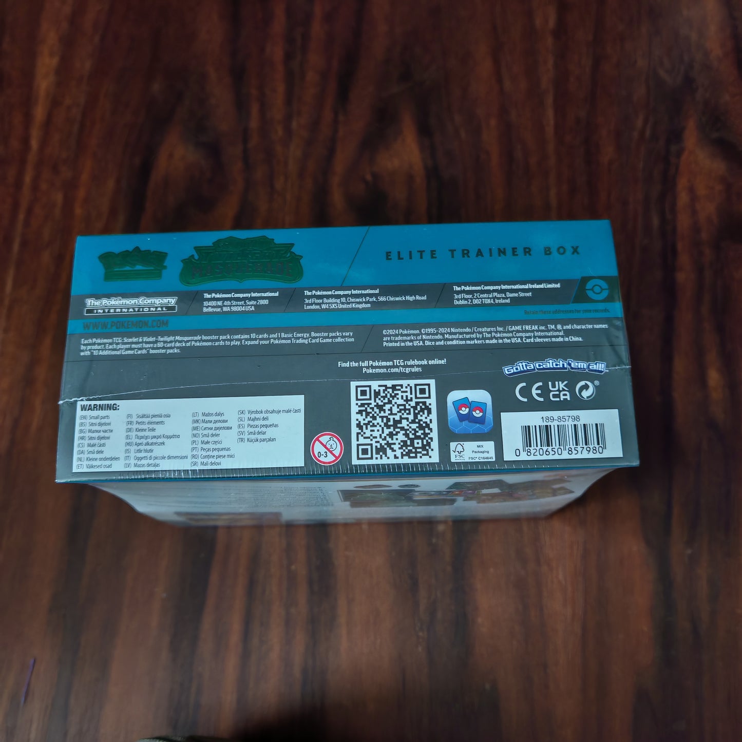 Pokémon TCG: Twilight Masquerade Elite Trainer Box ETB (1 Full-Art Promo Card, 9 Booster Packs & Premium Accessories) (Copy) (Copy)