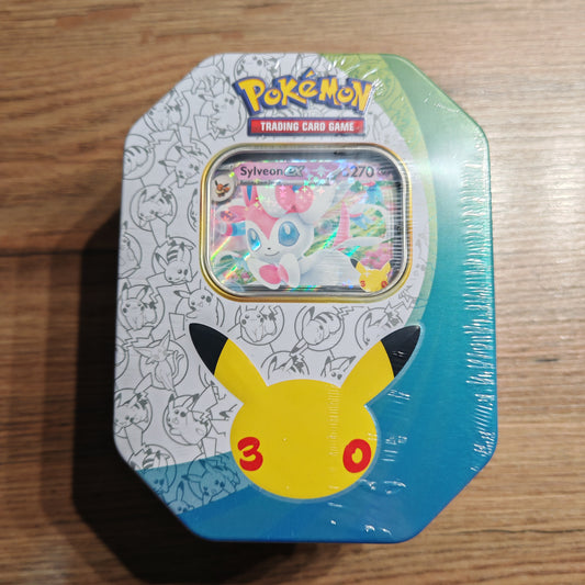 Pokémon TCG: 30th Anniversary Celebration Ex Tin- Sylveon Ex